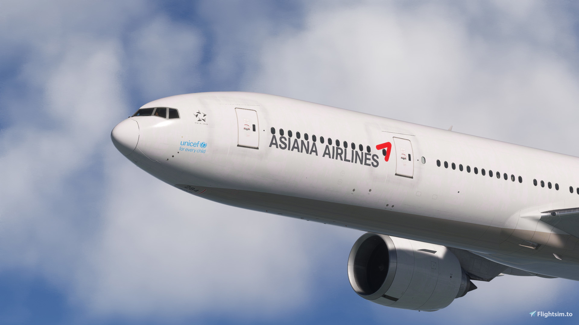 Asiana Airlines HL8284 (with Cabin Interior) / PMDG B777-300ER - Image 1