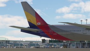 Asiana Airlines HL8284 (with Cabin Interior) / PMDG B777-300ER thumbnail 2