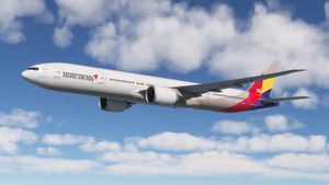 Asiana Airlines HL8284 (with Cabin Interior) / PMDG B777-300ER thumbnail 3