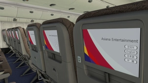 Asiana Airlines HL8284 (with Cabin Interior) / PMDG B777-300ER thumbnail 10