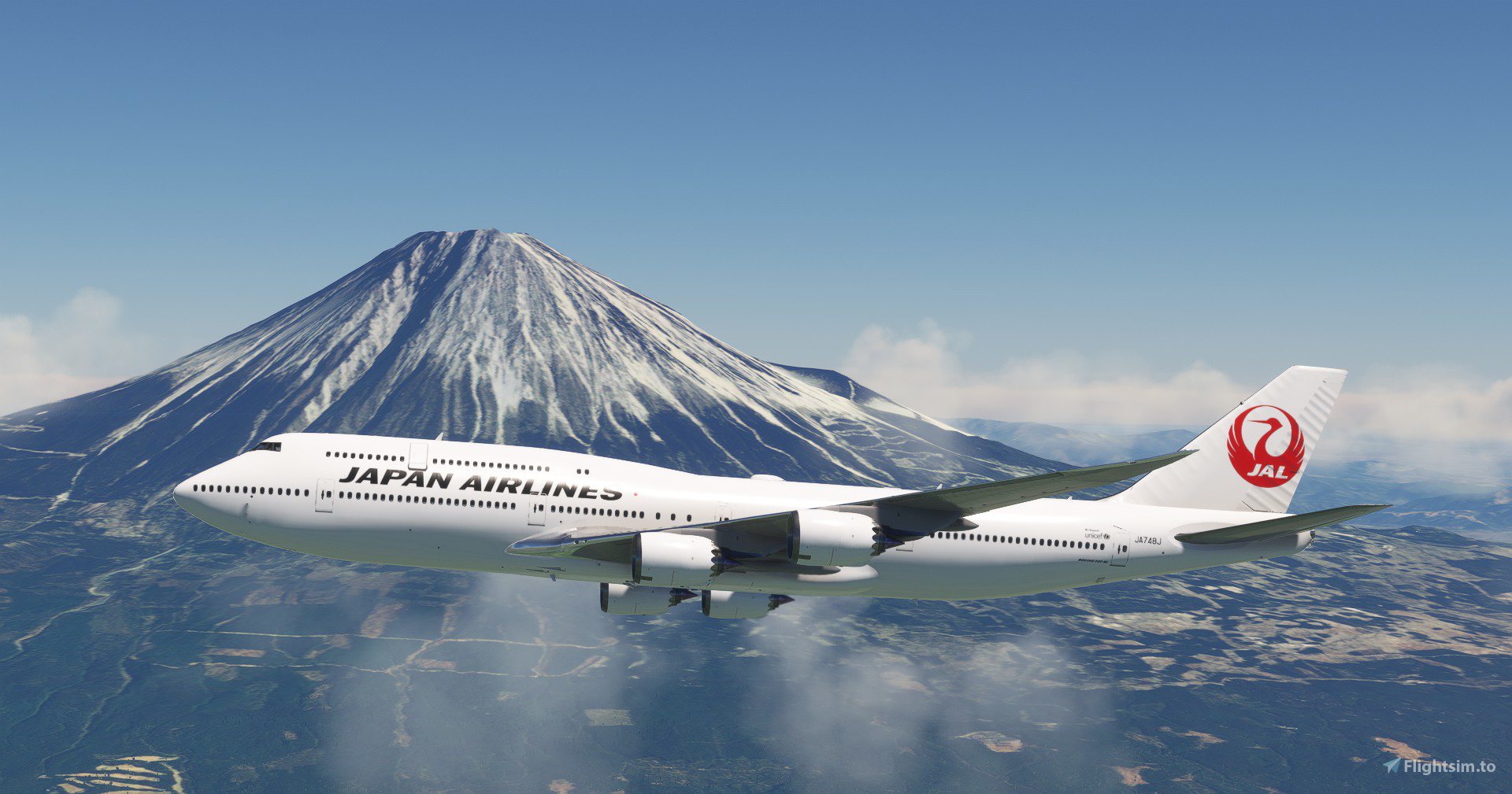 Asobo Boeing 747-8i JAPAN AIRLINES (Fictional) [8K] for Microsoft