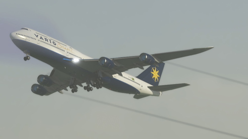 Asobo 747-8i  VARIG PP-VNH Fictional