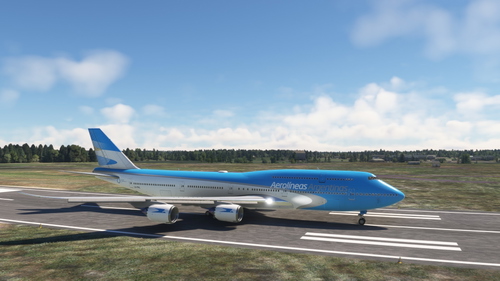 Asobo 747-8i Aerolineas Argentina 4K