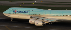 Asobo 747-8i Korean Air HL-7642 weathered thumbnail 2