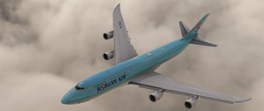 Asobo 747-8i Korean Air HL-7642 weathered thumbnail 4