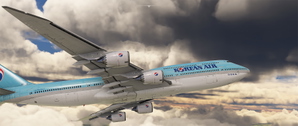 Asobo 747-8i Korean Air HL-7642 weathered thumbnail 7