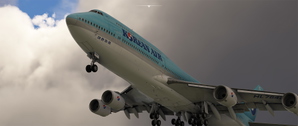 Asobo 747-8i Korean Air HL-7642 weathered thumbnail 1