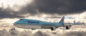 Asobo 747-8i Korean Air HL-7642 weathered thumbnail 9