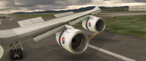 Asobo 747-8i Korean Air HL-7642 weathered thumbnail 3