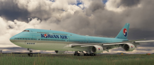 Asobo 747-8i Korean Air HL-7642 weathered thumbnail 10