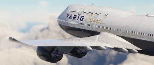 Asobo 747-8i Varig Brasil