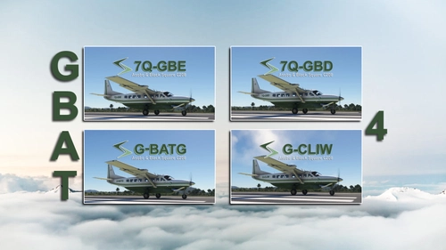 Asobo and Black Square Cessna Caravan 208B | Knight Aviation Group | GB Air Taxi 4 Pack