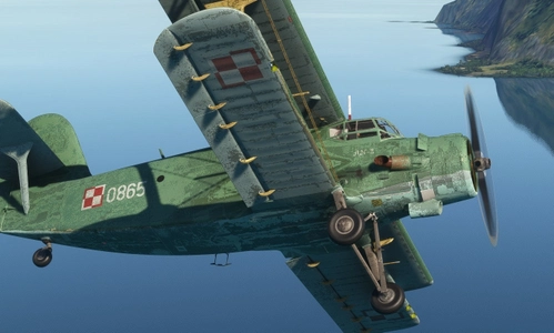 Asobo Antonov AN-2 Poland  0865 (Heavy weathered version).