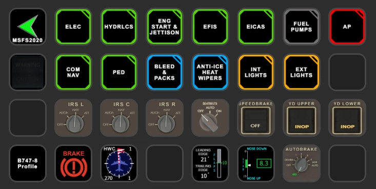 Asobo B747-8i STREAMDECK XL and SD PLUS PROFILE (need LORBYs Axis And OHs SD plugin) - Image 1