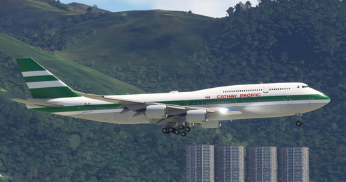 Asobo Boeing 747-8i CATHAY PACIFIC (OldLivery) (ZK-NBS spec) (Fictional) [8K]