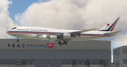 Asobo Boeing 747-8i CHINA AIRLINES (OldLivery) (Fictional) [8K]