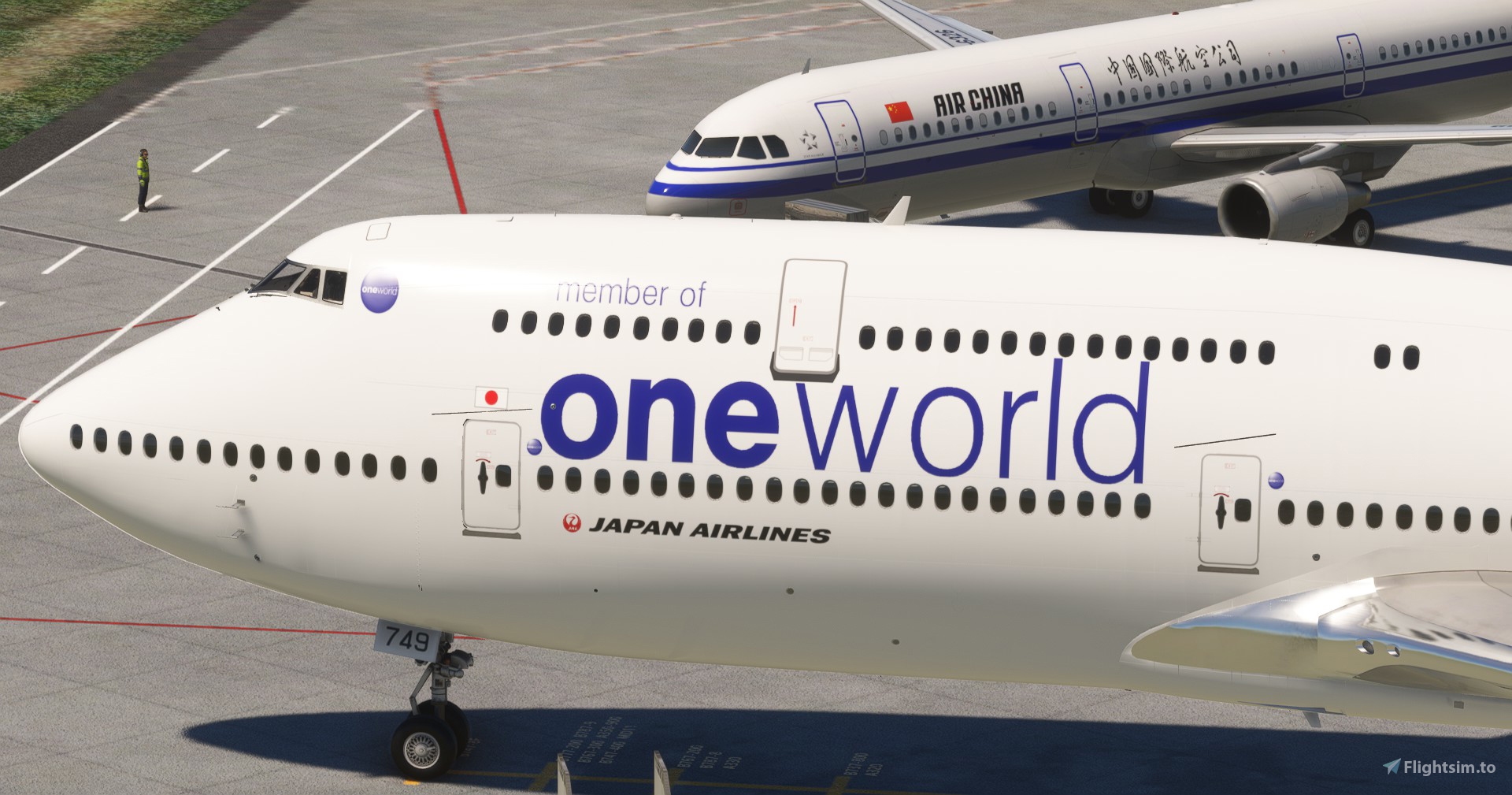 Asobo Boeing 747-8i JAPAN AIRLINES (oneworld Livery
