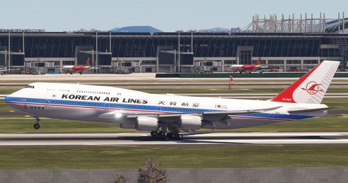 Asobo Boeing 747-8i KOREAN AIR LINES (OldLivery) (Fictional) [8K]