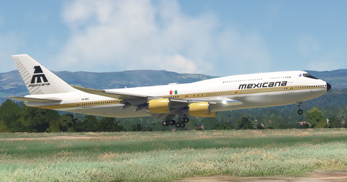 Asobo Boeing 747-8i MEXICANA (OldLivery) (Fictional) [8K]