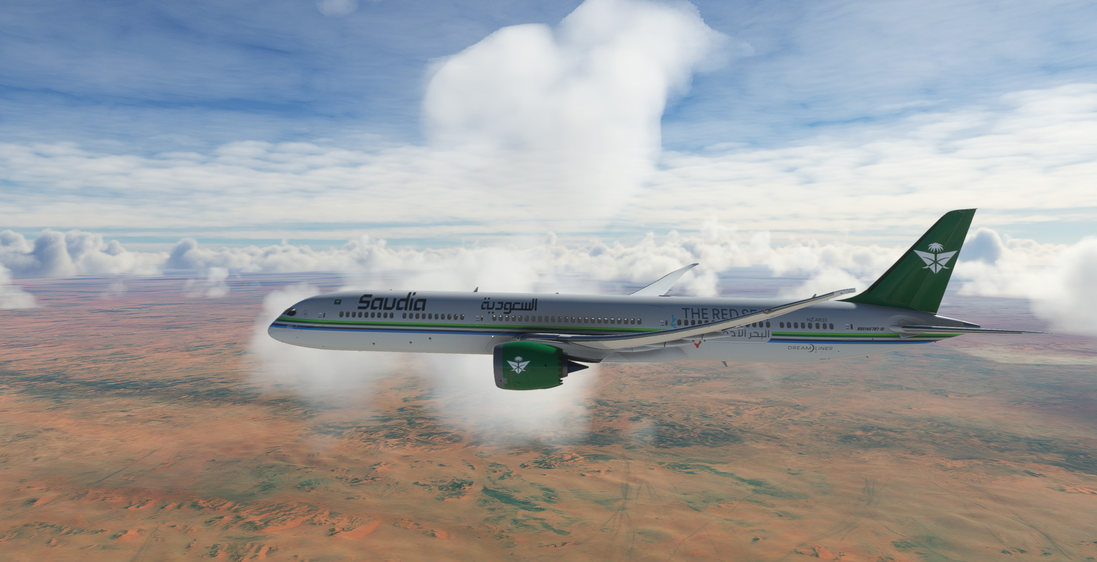 Asobo Boeing 787-10 Saudia Airlines _THE RED SEA_ [Requested