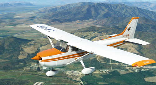 Asobo C172 G1000 Patagonia Bush Pilots LV-OIR