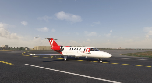 Asobo CJ4 in MyAir livery