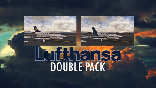 Asobo/Daher TBM930 Lufthansa "D-AIXX" (Fictional) Double Pack