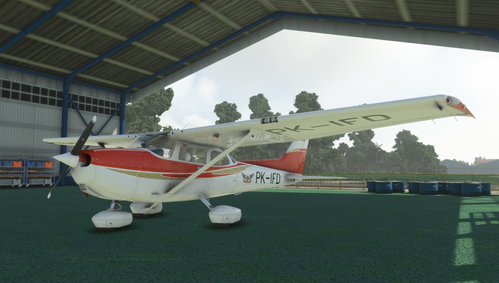 Asobo (G1000/Classic) and WBSim Cessna 172 Indonesia Flying Club PK-IFD