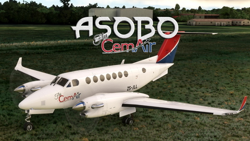 Asobo King Air 350i CemAir "ZS-JLL" (Fictional)