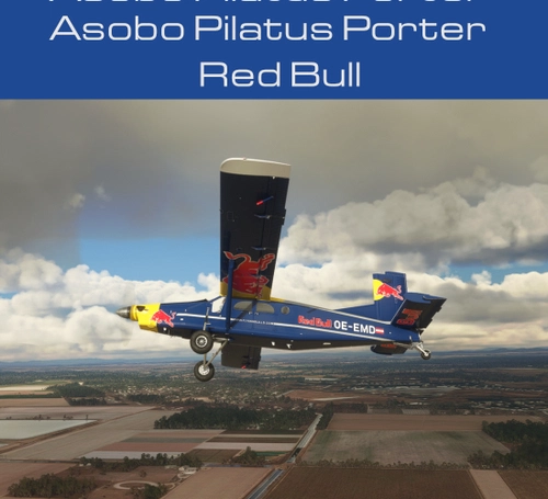 Asobo Pilatus PC6 Porter Red Bull