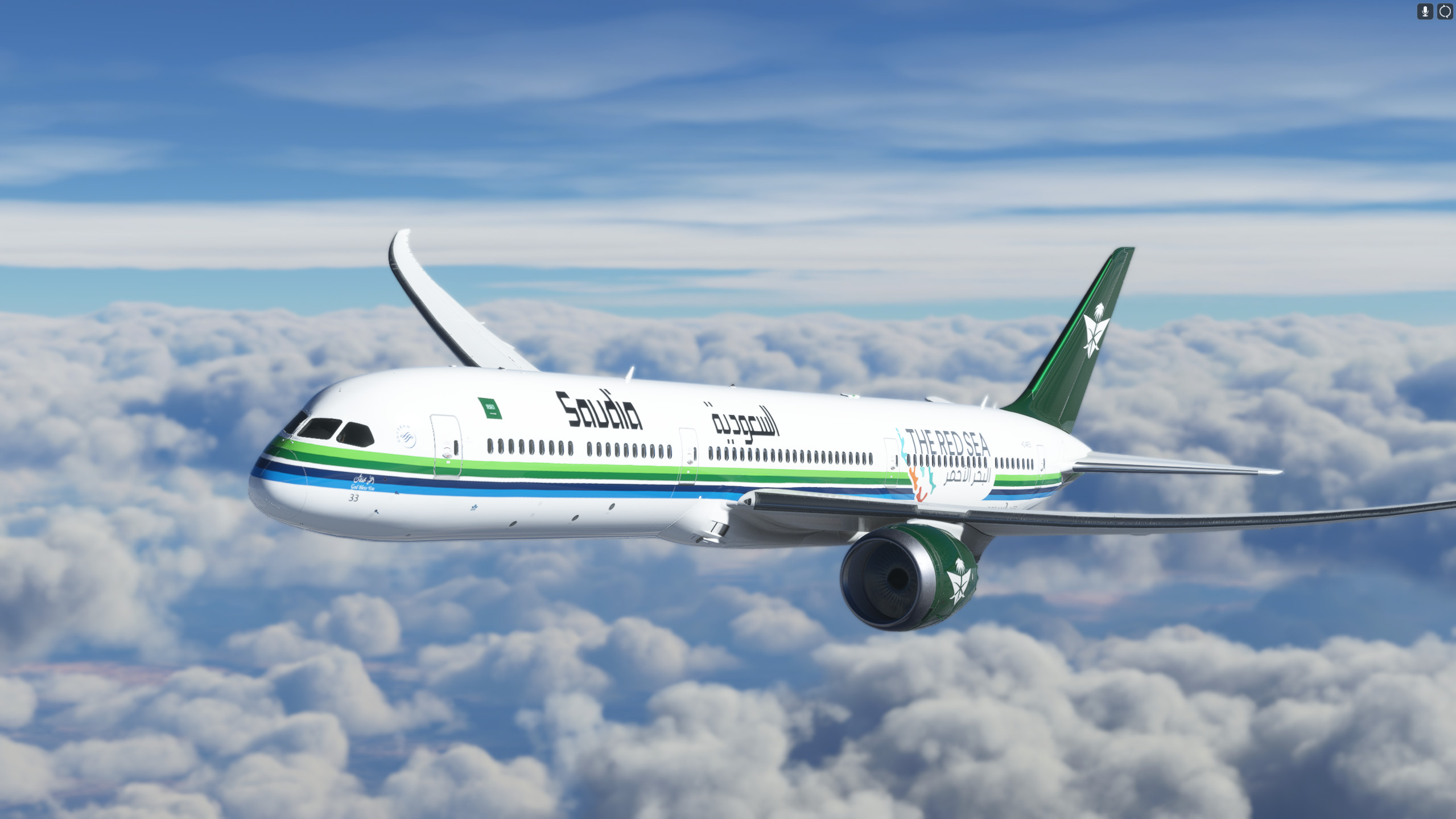(Asobo) Saudia 2023 "The Red Sea" | 787-10 (HZ-AR33) - Image 1