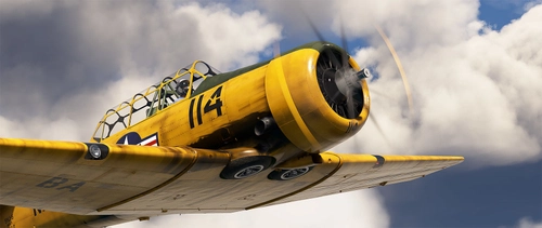 Asobo T-6 Texan NAVY - 58114 BA - Dirty