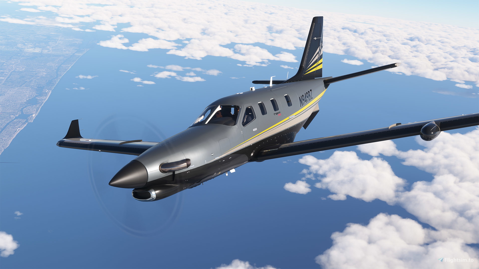 Asobo TBM 930 - N949BZ (steveo1kinevo's new TBM) for Microsoft