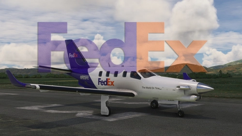 Asobo/Daher TBM930 FedEx "N905FE" (Fictional)
