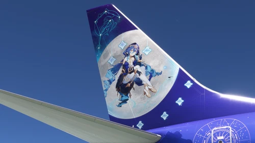 AT Layla 737-700 Genshin Impact livery