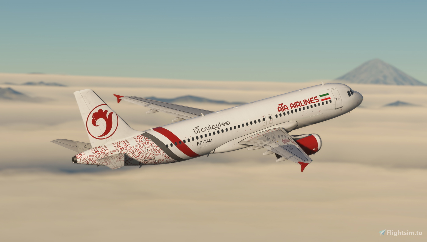 Ata Airlines Logo ATA Airlines (EP TAD) New Livery Airbus A320 IAE