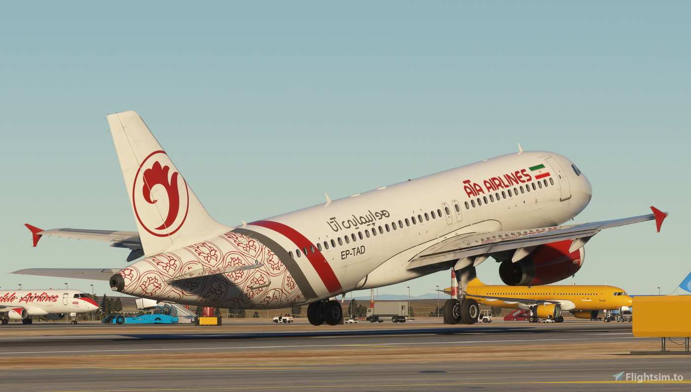 Ata Airlines Logo ATA Airlines (EP TAD) New Livery Airbus A320 IAE