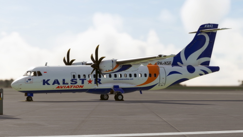 ATR 42-500 Kalstar Aviation PK-KSF | 8K