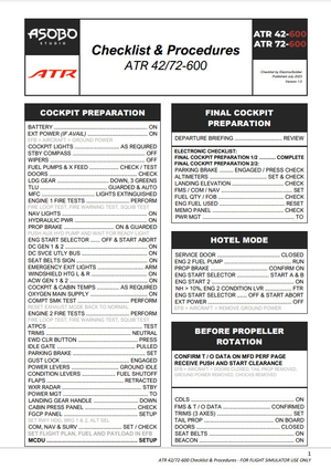 ATR 42/72-600 Checklist thumbnail 2