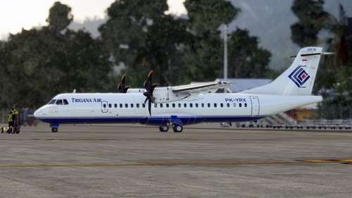 ATR 72-202 Trigana Air PK-YRX Old Livery | 8K