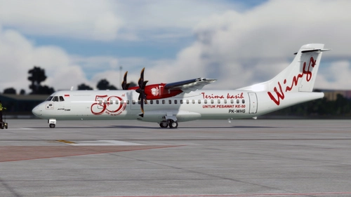 ATR 72-600 Wings Air "50th ATR" Special Livery PK-WHG | 8K