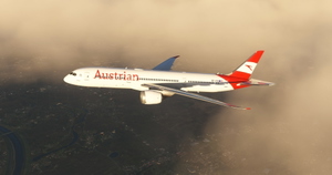 Austrian Airlines "2018 livery" Horizon Simulations 787-9 GE thumbnail 1