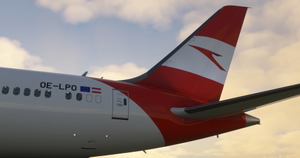 Austrian Airlines "2018 livery" Horizon Simulations 787-9 GE thumbnail 4