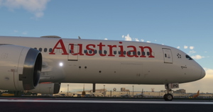 Austrian Airlines "2018 livery" Horizon Simulations 787-9 GE thumbnail 3
