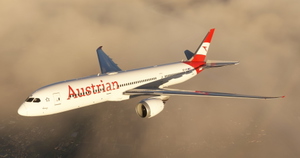 Austrian Airlines "2018 livery" Horizon Simulations 787-9 GE thumbnail 9