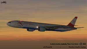 Austrian Airlines (OE-LPD) PMDG 777-300ER - 8K thumbnail 8