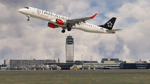 Austrian Airlines (Star Alliance) | OE-LWH | FSS E195 | w/ Cabin Textures