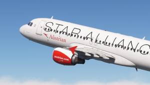 Austrian Star Alliance [OE-LBZ] w/Cabin Fenixsim A320 V2 [8K+4K] thumbnail 1