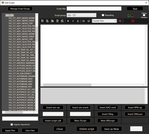 Axis and Ohs Scripts for FSS 727