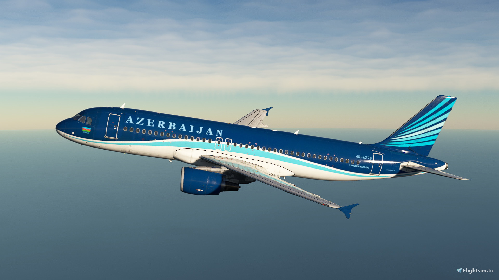 Azerbaijan A320ceo 4K-AZ79 || Fenix V2 - Aircraft Liveries for
